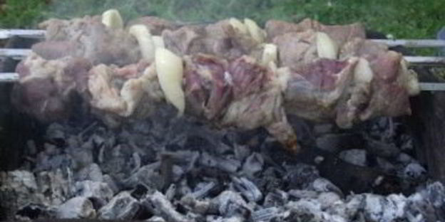 шашлык из телятины по-грузински