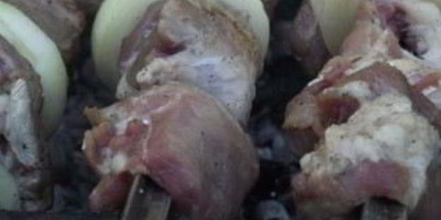 шашлык из телятины по-грузински