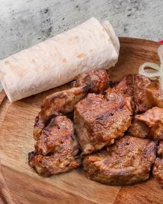 Шашлык из телятины в вине