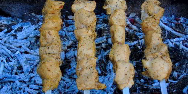 шашлык на пиве