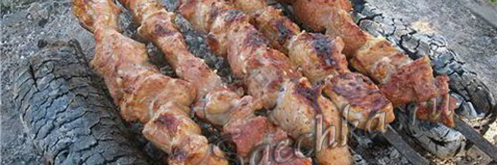 Шашлык на углях