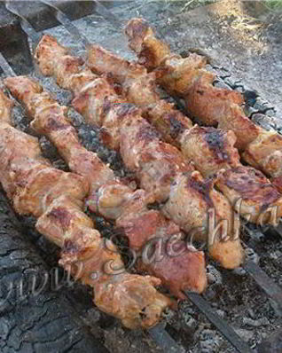 Шашлык на углях