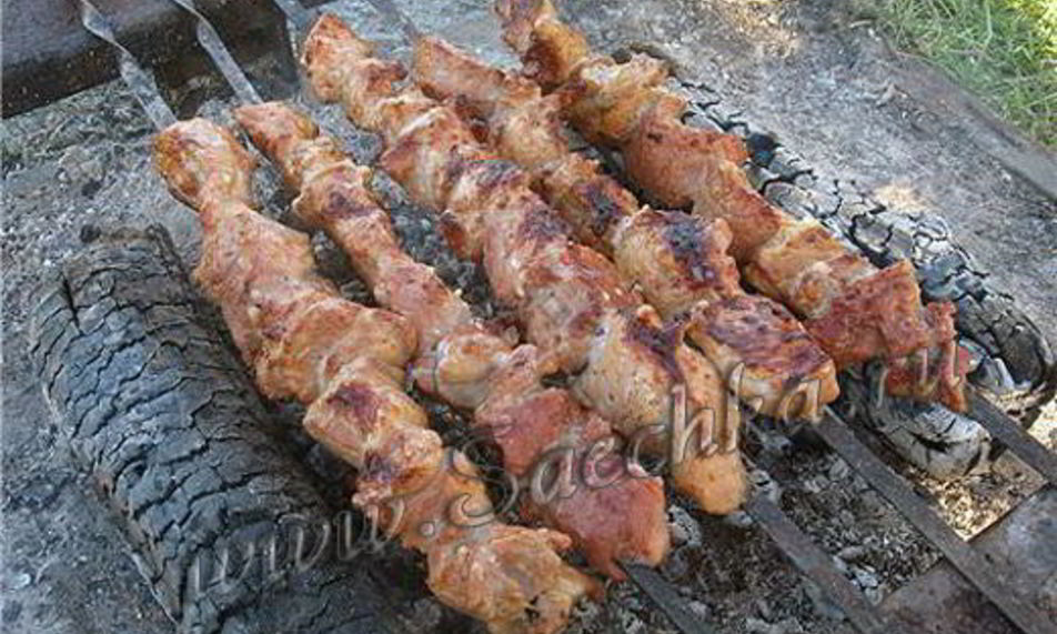 Рецепт шашлыка на углях