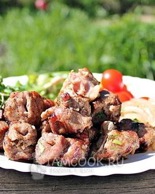 Шашлык по-кавказски из свинины