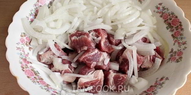 шашлык по-кавказски из свинины