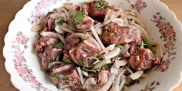 шашлык по-кавказски из свинины