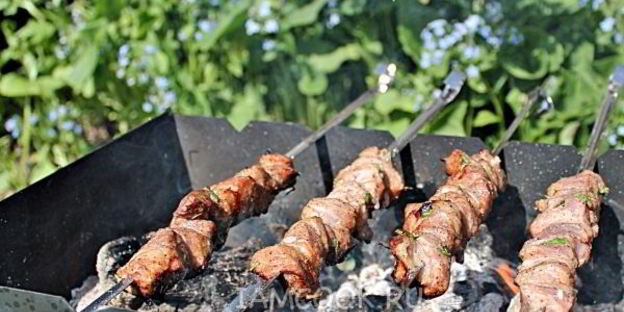 шашлык по-кавказски из свинины
