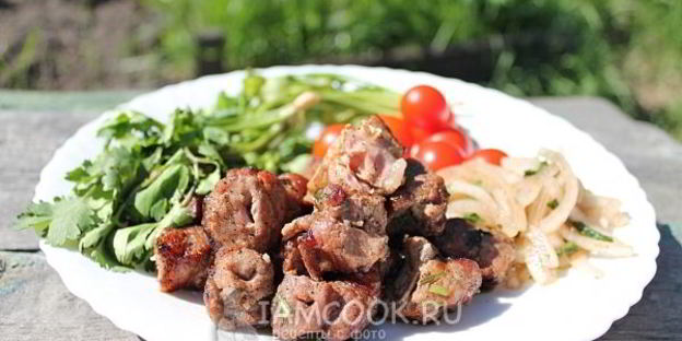 шашлык по-кавказски из свинины