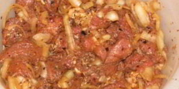 шашлык с барбарисом