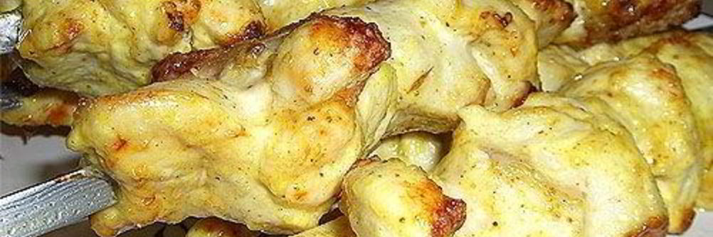 Шашлык с лимоном