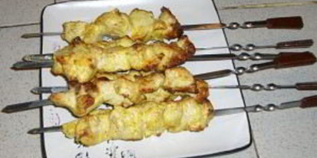 шашлык с лимоном