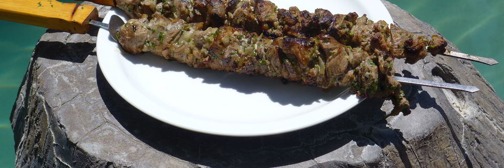 Шашлык с уксусом