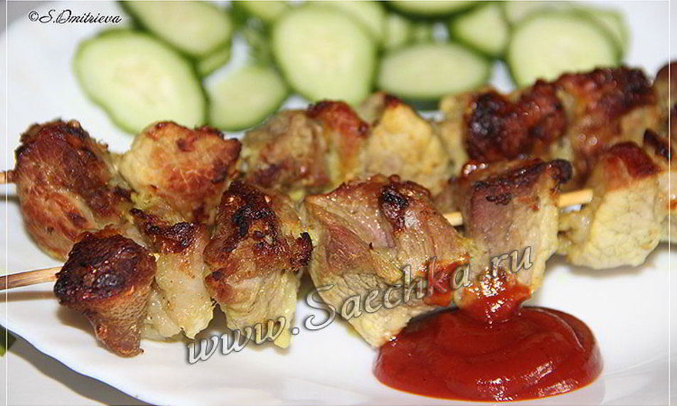 Рецепт шашлыка в духовке