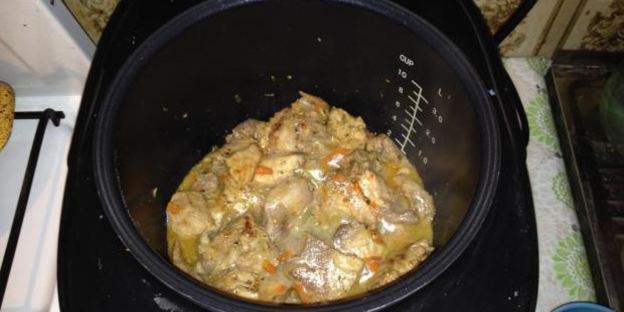 шашлык в мультиварке из свинины