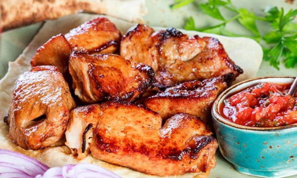 Рецепт свиного шашлыка на красном вине