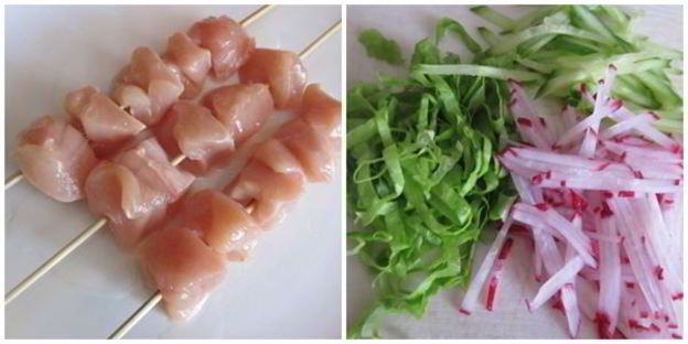 якитори-куриный шашлычок