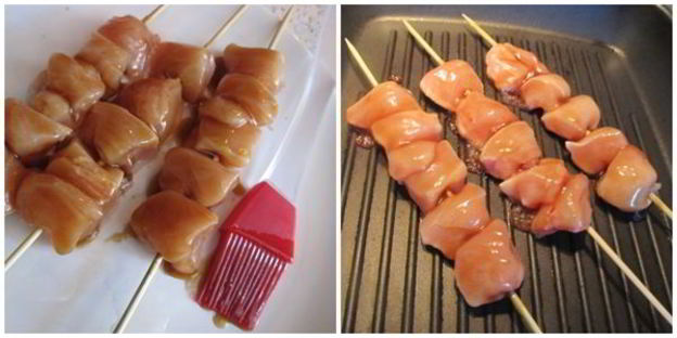 якитори-куриный шашлычок