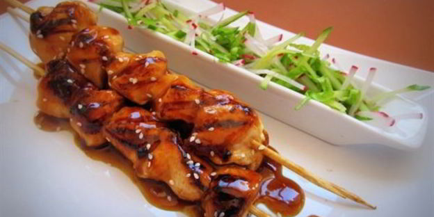 якитори-куриный шашлычок