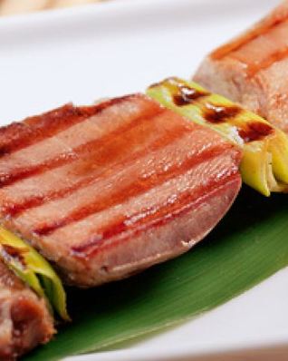 Японские шашлычки из говяжьего языка