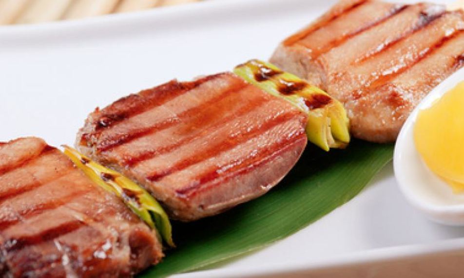 Рецепт японских шашлычков из говяжьего языка