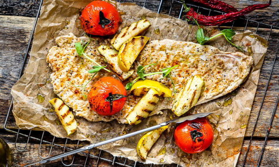 Рецепт быстрого шницеля из свинины