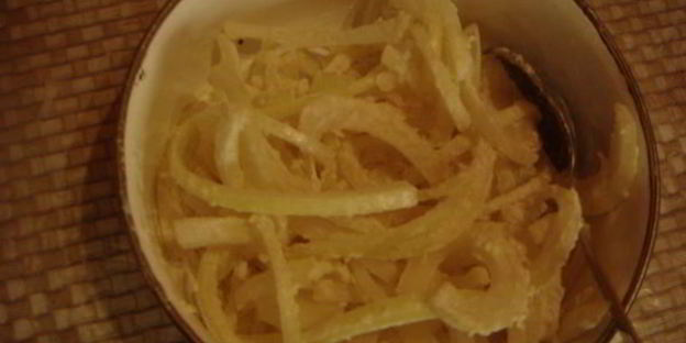 капустные шницели с луковой заправкой