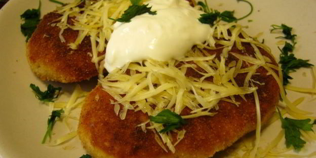 картофельный шницель