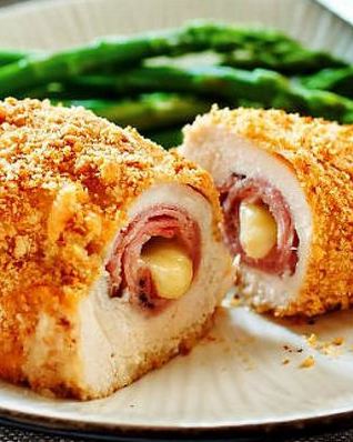 Куриный шницель Кордон блю