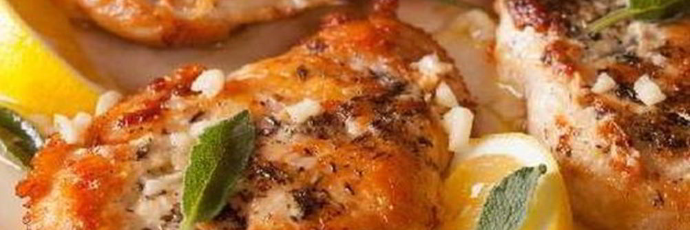 Куриный шницель с шалфеем