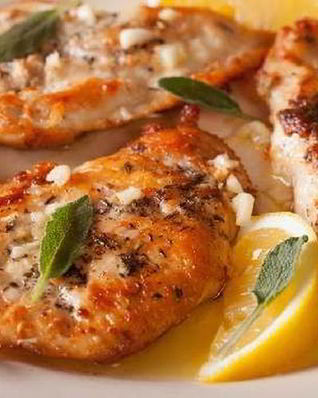 Куриный шницель с шалфеем