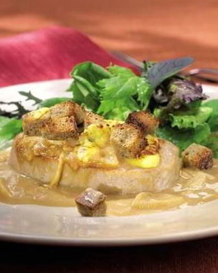 Парижский луковый шницель