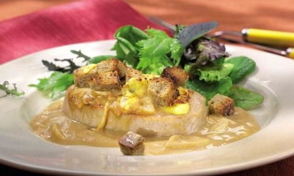 Рецепт парижского лукового шницеля