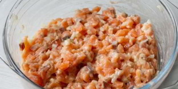 рубленые шницели из лосося