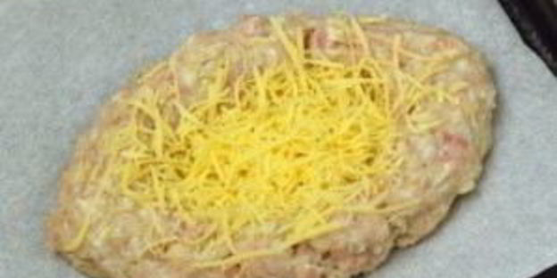 шницель из фарша с яйцом