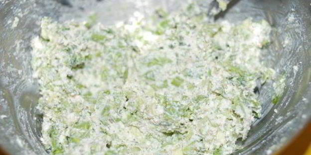 шницель из индейки с зеленью