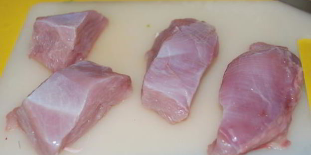 шницель из индейки с зеленью