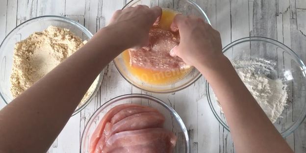 шницель из индейки