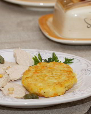 Шницель из капусты и моркови