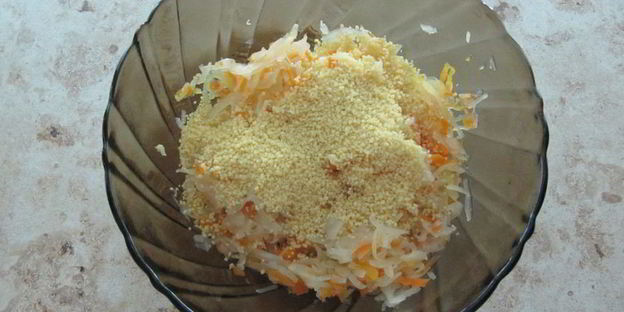 шницель из капусты и моркови