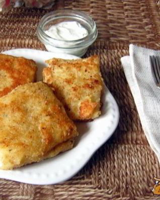 Шницель из капусты с сыром