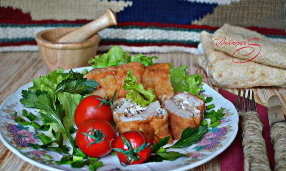 Рецепт шницеля из свинины по-карагеоргиевски