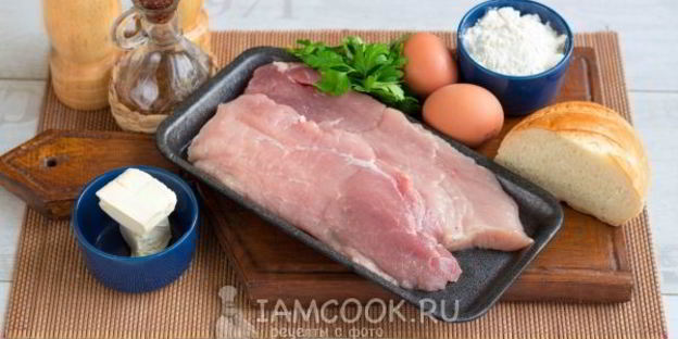 шницель из свинины