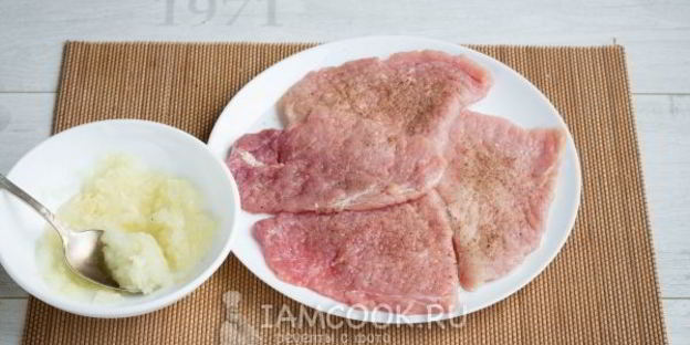 шницель из свинины