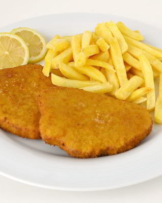 Шницель на сковороде