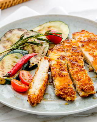 Шницель по-милански