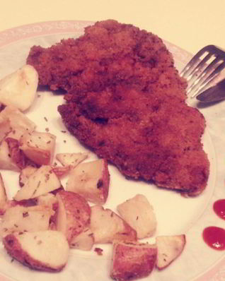 Шницель по-венски из говядины