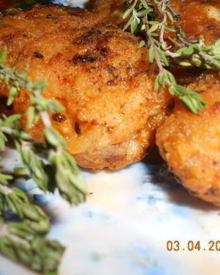 Шницель рубленный по-африкански