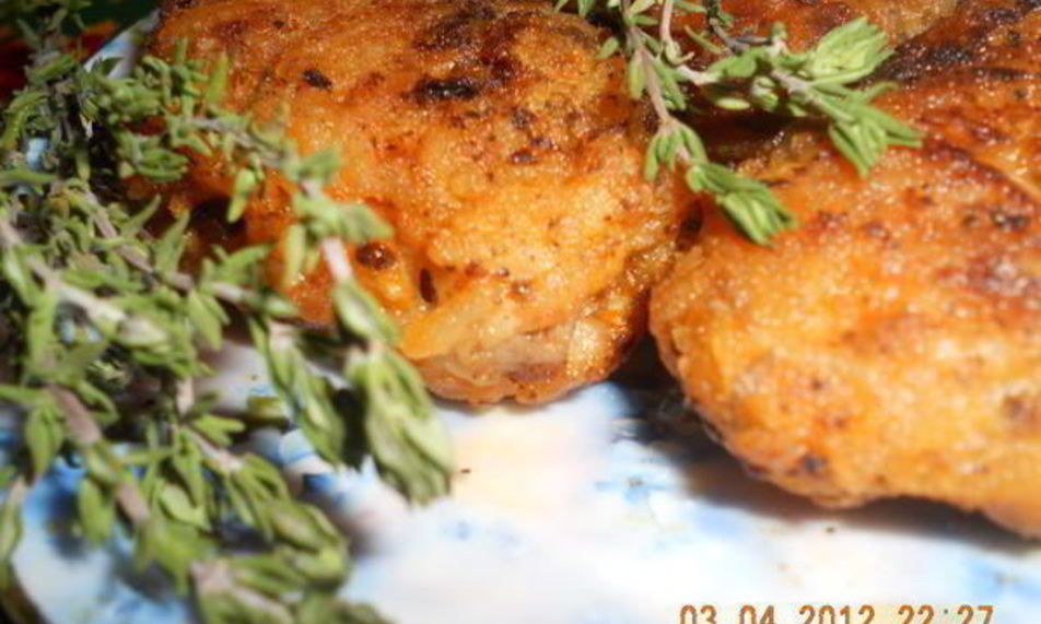 Рецепт шницеля рубленного по-африкански