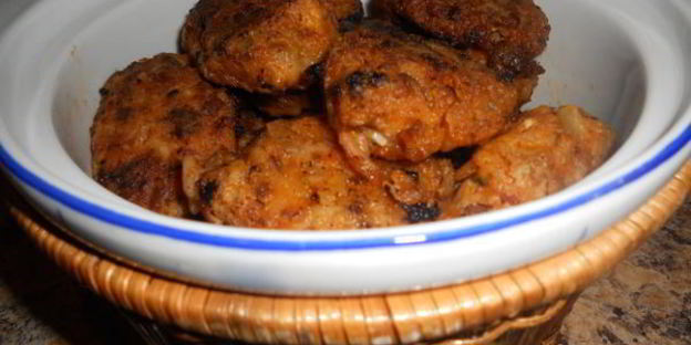 шницель рубленный по-африкански