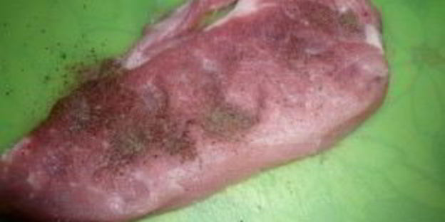 шницель с чесноком